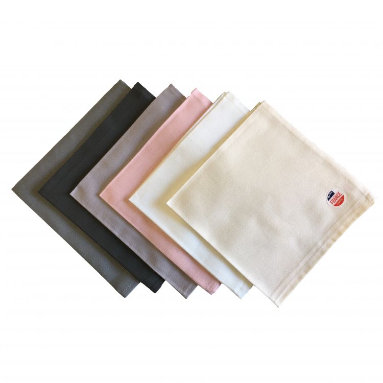 100% Coton 45X45 cm Lot 6 ou 12 serviettes de table Normandes Tradition