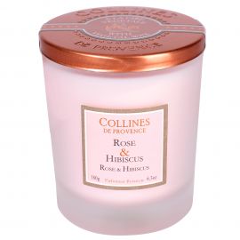 Bougie Parfumée 180g ROSE & HIBISCUS